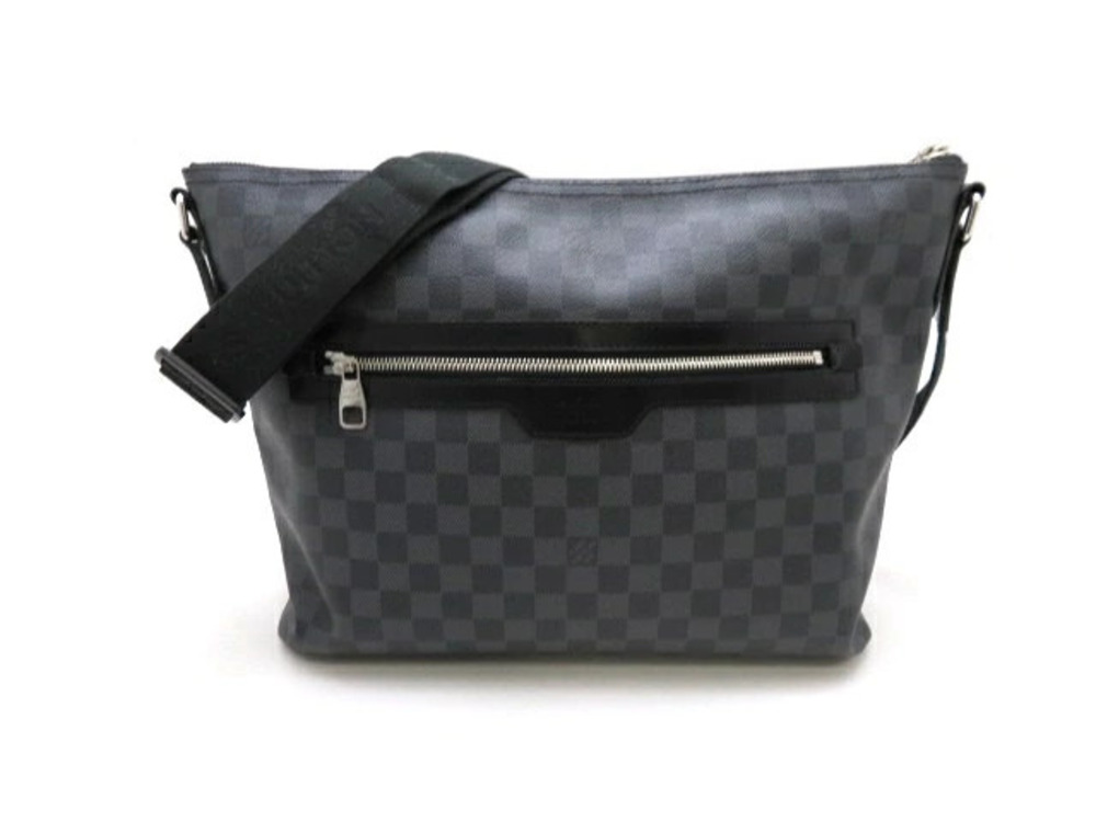 LOUIS VUITTON Mick Shoulder Bag Damier Graphite Black